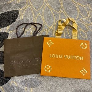 Two new Louis Vuitton. bags authentic.   Special edition holiday & vintage brown